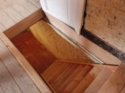 Treppe zu einem Kellerraum